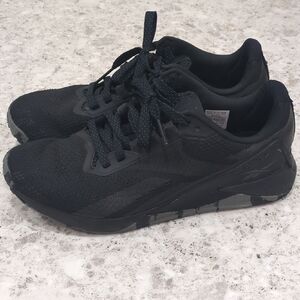 Reebok Men's All Black Nano X1 Shoes Sneakers Size 10.5 Camo Soles